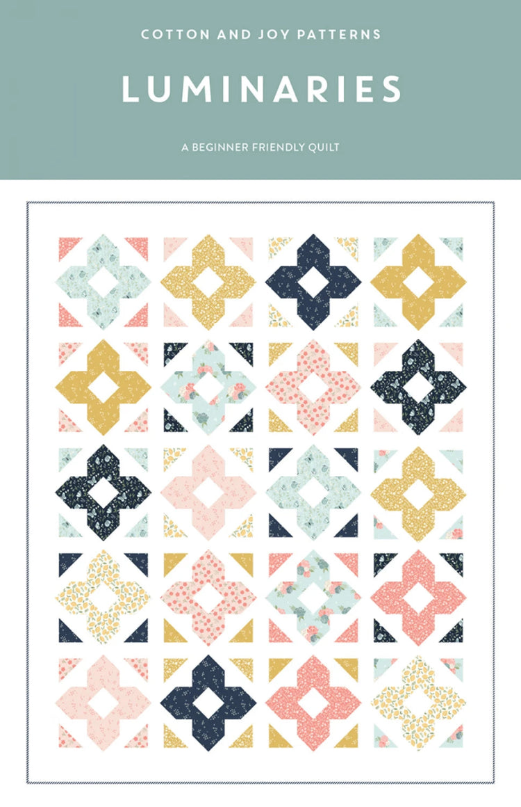 Luminaries Quilt Pattern - West Valley Quilting - Cotton and Joy Patterns