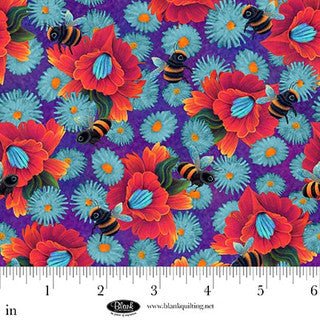 Luminous Haven // 4456 - 55 Purple - West Valley Quilting - Blank QuiltingFabric