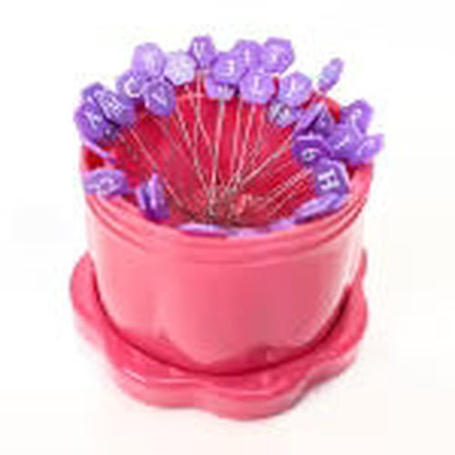 Magnetic Pin Cup Large // Pink - West Valley Quilting - Purple Hobbies, LLC