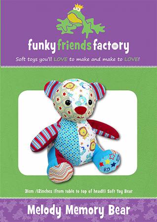
                    
                      Melody Memory Bear - West Valley Quilting - Funky Friends Factory
                    
                  