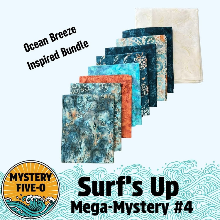 Mystery Five - 0 Surf's Up Kit // Halycon Inspired - West Valley Quilting - West Valley Quilting