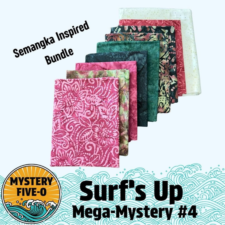 Mystery Five - 0 Surf's Up Kit // Semangka Inspired - West Valley Quilting - West Valley Quilting
