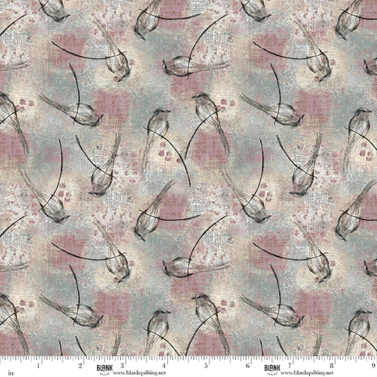 Nature's Canvas // 4997-57 Lt Plum - West Valley Quilting - Blank Quilting