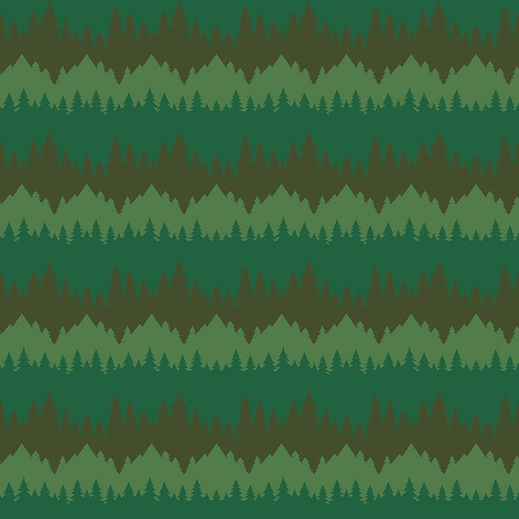 Only You // Tree Stripe Forest - West Valley Quilting - Riley Blake Designs