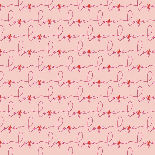 Open Heart // Written Love Loud - West Valley Quilting - Art Gallery Fabric