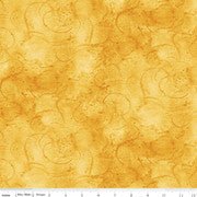 Painter's Watercolor Swirl // Gold - West Valley Quilting - Riley Blake Designs