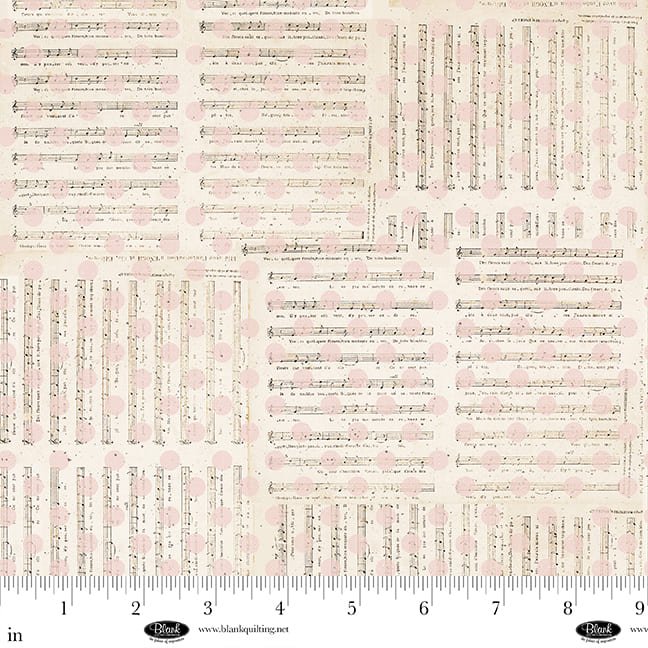 Parisian Snippets // 4291 - 41 Ecru - West Valley Quilting - Blank Quilting