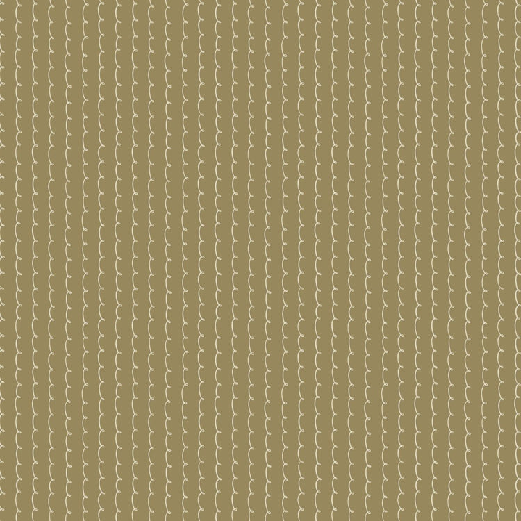 Paws & Play // 91053-55 Yarn Stripe Gold End of Bolt - West Valley Quilting - Figo