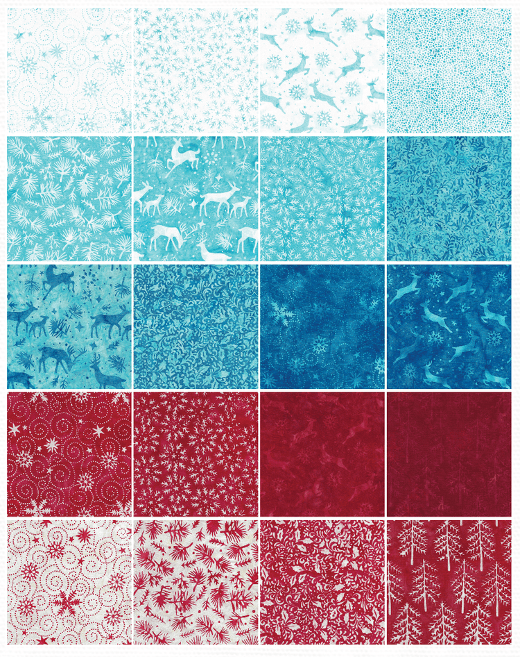 Peppermint Sprinkles // Strip Pack - West Valley Quilting - Island Batiks