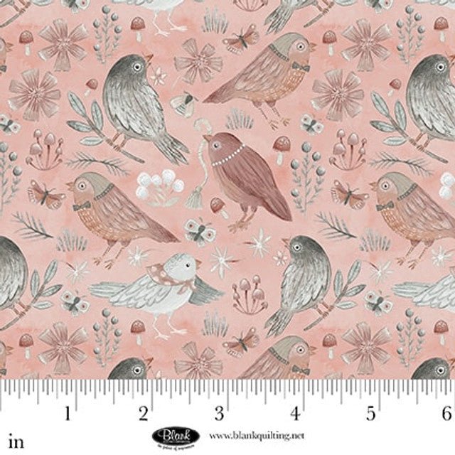 Petals & Pewter // Dusty Rose - West Valley Quilting - Blank Quilting