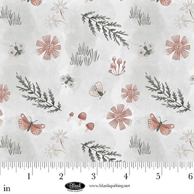 Petals & Pewter // Mist - West Valley Quilting - Blank Quilting