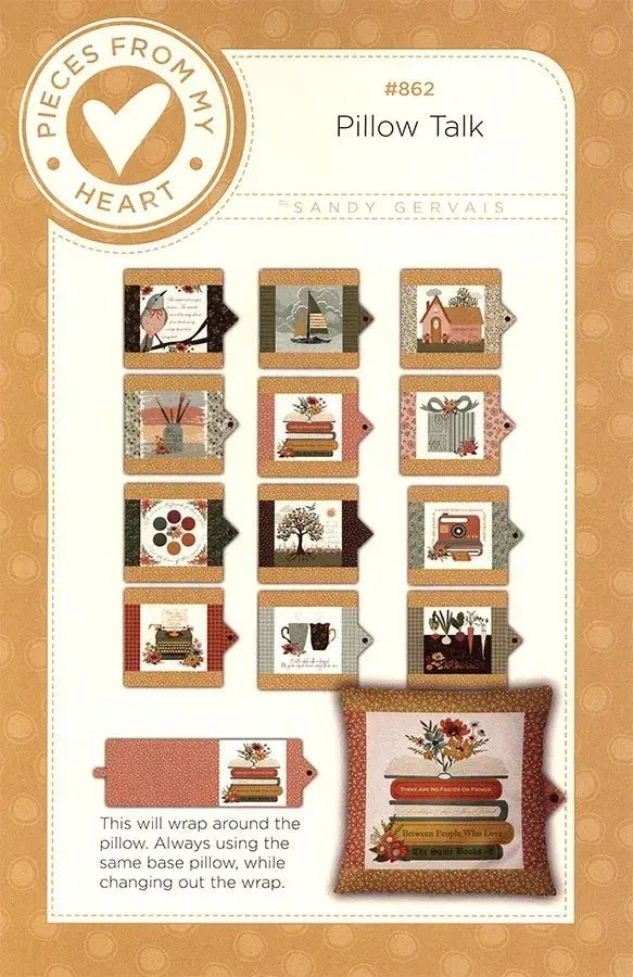 Pillow Talk Sewing Pattern - West Valley Quilting - Pieces from My Heart