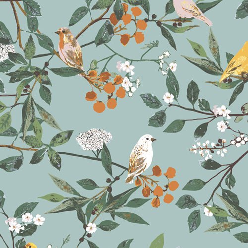 Plentiful // Melodic Plumage Day - West Valley Quilting - Art Gallery Fabric