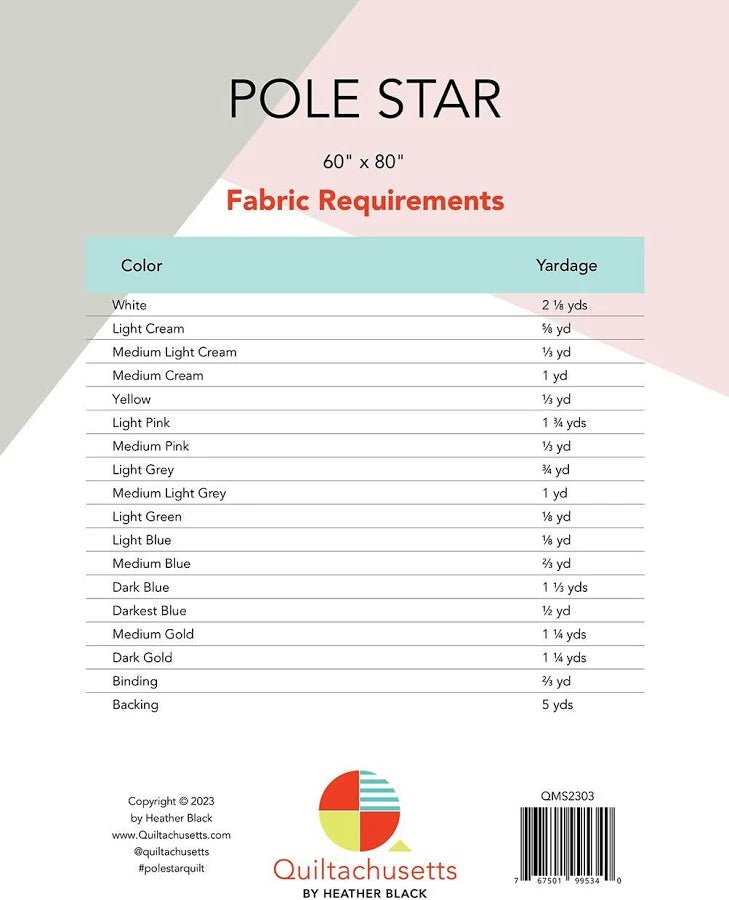 
                    
                      Pole Star Quilt Pattern - West Valley Quilting - West Valley Quilting
                    
                  