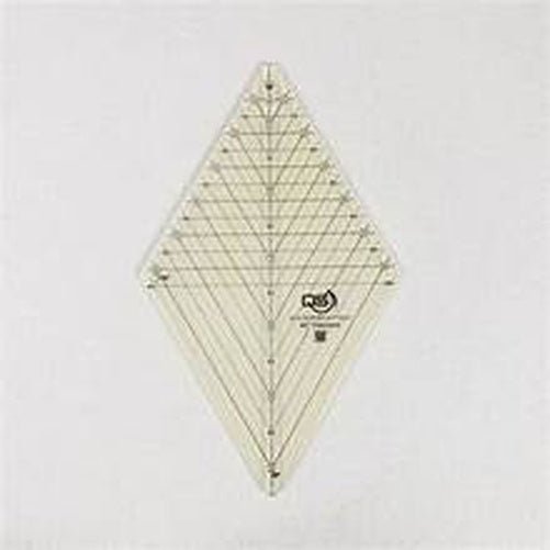 Quilters Select 60° Diamond Non-Slip Ruler - 12.5" Length - West Valley Quilting - Quilters Select