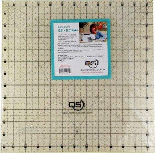 Quilters Select Non-Slip Ruler 12.5" x 12.5" - West Valley Quilting - Quilters Select
