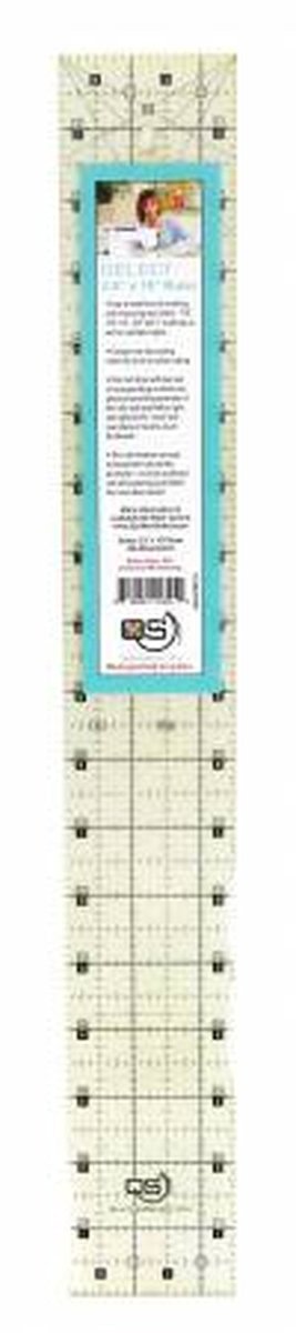 Quilters Select Non-Slip Ruler 2-1/2in x 18in - West Valley Quilting - Quilters Select