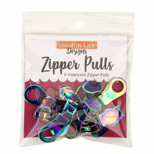 Rainbow Iridescent Zipper Pulls - West Valley Quilting - Sassafras Lane Designs