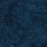 Red, White and Blooms // Daisy - Blue Ocean Batik - West Valley Quilting - Island Batiks