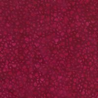 Red, White and Blooms //Flower Seeds - Red Cardinal Batik - West Valley Quilting - Island Batiks