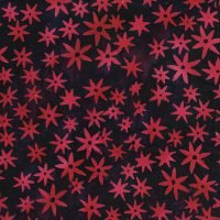 Red, White and Blooms // Paper Whites - Blue Midnight Blue Batik - West Valley Quilting - Island Batiks