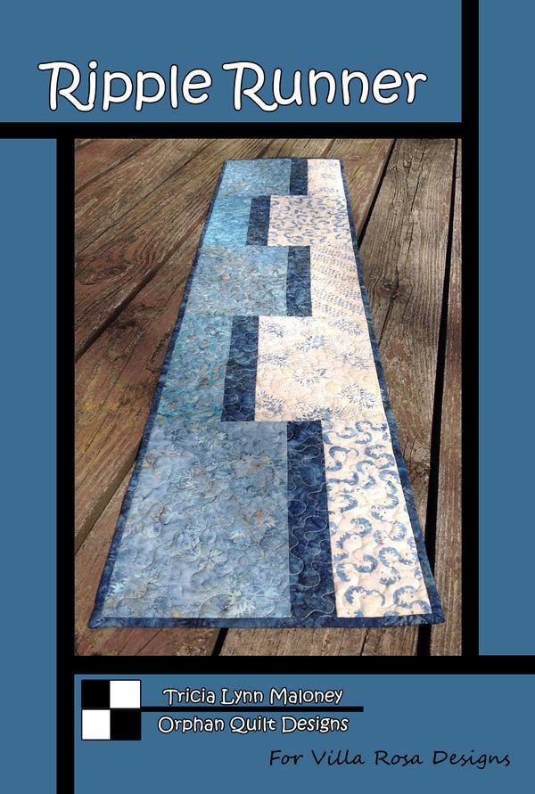Ripple Runner - West Valley Quilting - Villa Rosa Designs