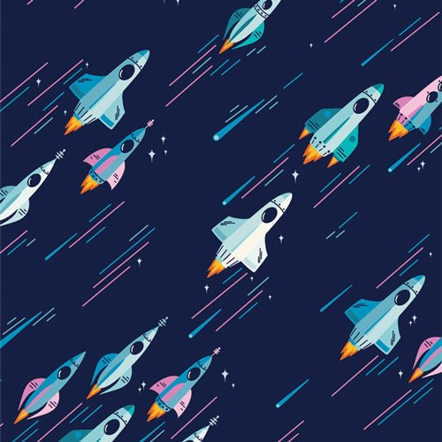 Rocket Science // Rocket Ride - West Valley Quilting - Art Gallery Fabrics