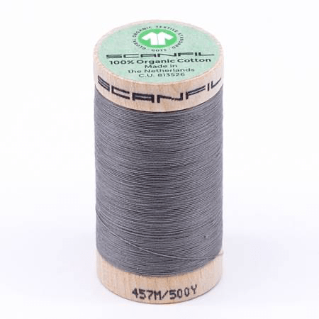 Scanfil Organic Cotton Thread 50wt Solid 500yd Limestone - West Valley Quilting - Scanfil