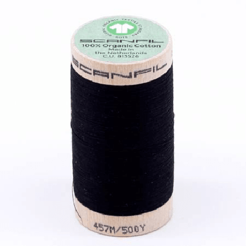 Scanfil Organic Cotton Thread 50wt Solid 500yd Mountain View - West Valley Quilting - Scanfil