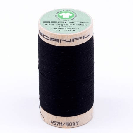 Scanfil Organic Cotton Thread 50wt Solid 500yd Mountain View - West Valley Quilting - Scanfil