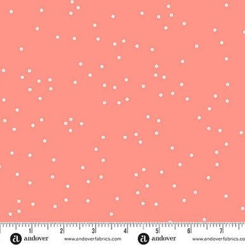 Sequin // Peach - West Valley Quilting - Andover