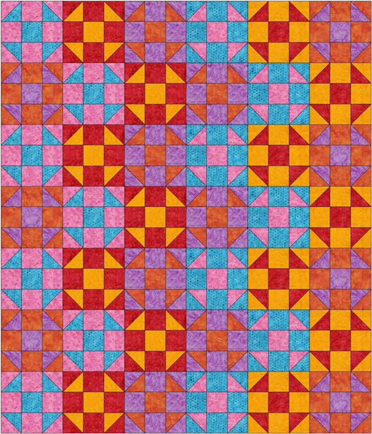 Shoo Box Quilt Pattern - Digital Download - West Valley Quilting - The Stitchin Tree