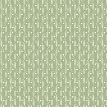 Songbird Serendae//Sweet Pea Green - West Valley Quilting - Poppie Cotton