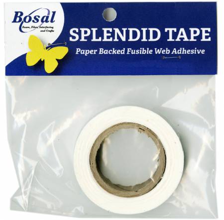Splendid Tape Paper Backed Fusible Web 1/2in x 10yds - West Valley Quilting - Bosal