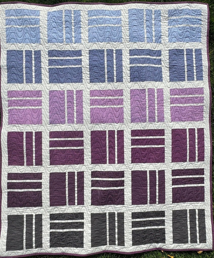 Squared Up Quilt Kit // Space Dyes - West Valley Quilting - West Valley Quilting