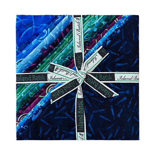 Squiggles, Dots and Lines // 10" Stack - West Valley Quilting - Island Batiks