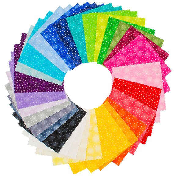 Starlet 5x5" Square Precut (42 pieces) - West Valley Quilting - Blank Quilting