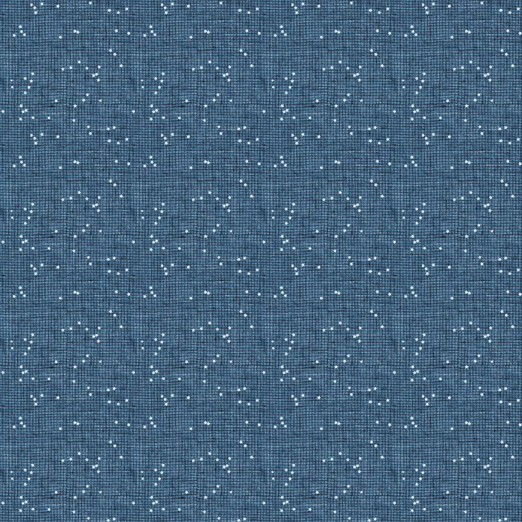 Stash // Check, Blue - West Valley Quilting - Figo
