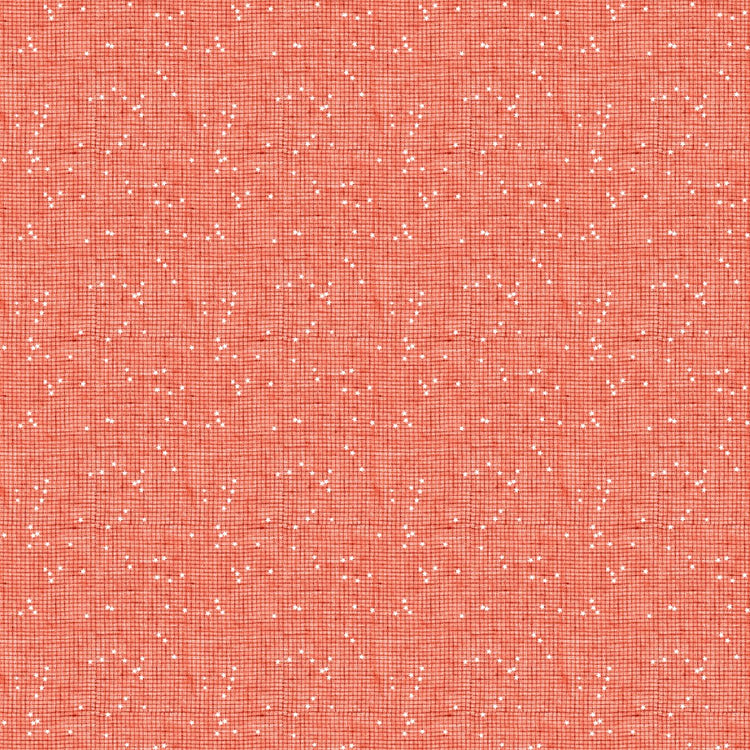 Stash // Check, Orange - West Valley Quilting - Figo