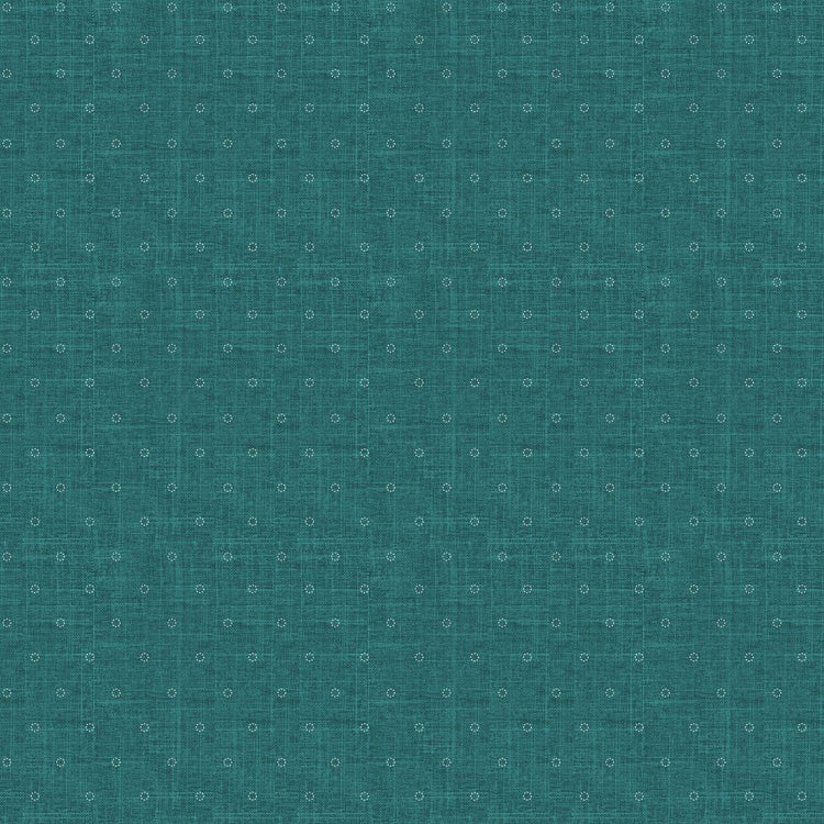 Stash // Stitches, Teal - West Valley Quilting - Figo