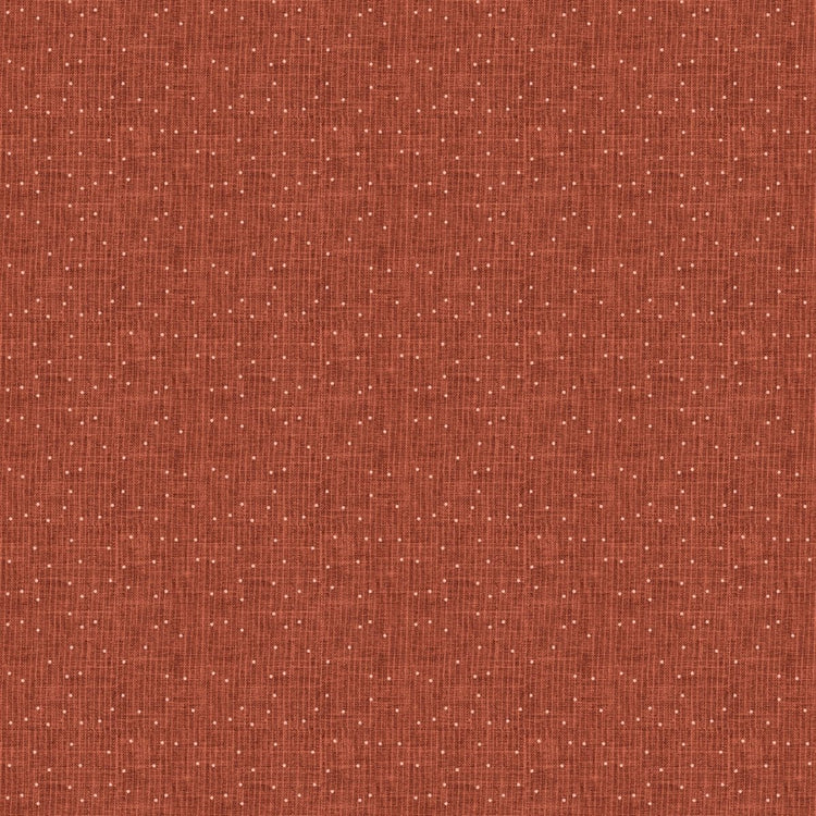 Stash // Stripe Dot, Rust - West Valley Quilting - Figo