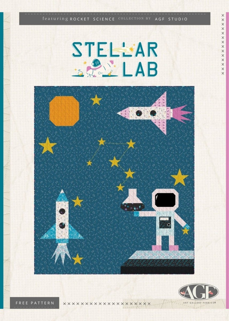 Stellar Lab Quilt Kit // Rocket Science - West Valley Quilting - West Valley Quilting