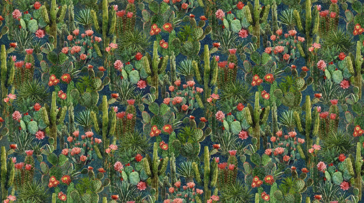 Stonehenge Sedona Spirit // Navy Multi End of Bolt - West Valley Quilting - Northcott