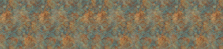 Stonehenge Sedona Spirit // Sedona Steel Wide - back Rust/Teal - West Valley Quilting - Northcott