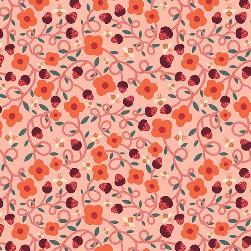 Summer Homestead // Vibrant Vines - West Valley Quilting - Art Gallery Fabrics