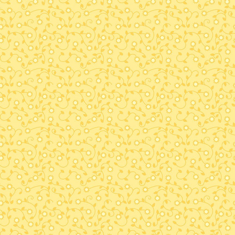 Sunny Skies // Vines Sun - West Valley Quilting - Riley Blake Designs