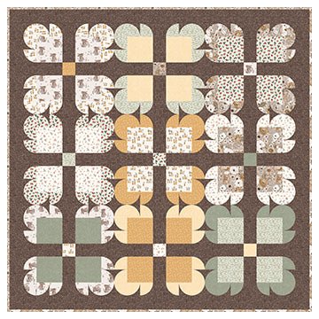 Teddy Bear Paw Quilt Kit // Blossom Breeze - West Valley Quilting - West Valley Quilting