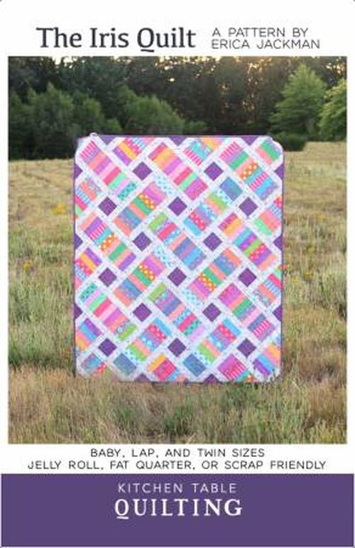 The Iris Quilt Pattern - West Valley Quilting - Kitchen Table Quilting