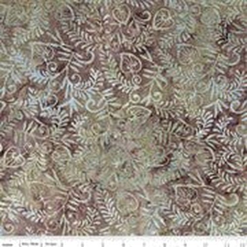 Tjaps // Medium Brown Green Multi - West Valley Quilting - Riley Blake Designs