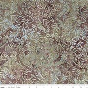 Tjaps // Medium Brown Green Multi - West Valley Quilting - Riley Blake Designs